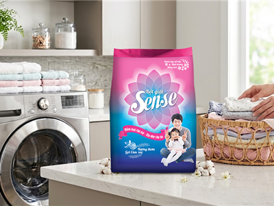 Quần áo sạch thơm mỗi ngày cùng bột giặt Sense – Chạm nhẹ cảm xúc từ hương thơm ngọt ngào