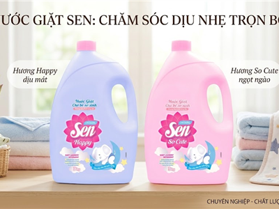 Review Nước Giặt Cho Bé Sơ Sinh Sen: Vì Sao Mẹ Bỉm Tin Dùng Cho Bé Yêu?
