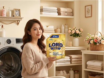 Quần Áo Sạch Thơm, Cả Nhà Yêu Thích Với Nước Giặt Lord Gold Hương Nước Hoa