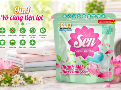 Đột Phá Mới Với Viên Giặt Xả Sen Thanh Mát Tựa Cánh Sen: Chăm Sóc Áo Quần Toàn Diện