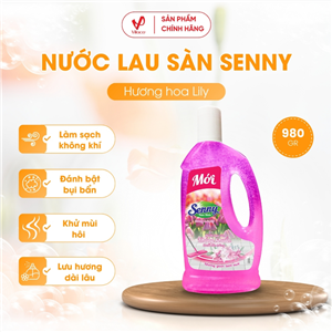 Nước lau sàn Senny hương hoa Lily 980g