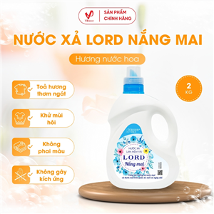 Nước Xả Làm Mềm Vải LORD Hương Nắng Mai 2Kg