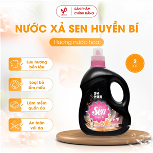 Nước Xả Làm Mềm Vài Sen Huyền Bí Hương Nước Hoa 2Kg