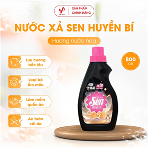 Nước Xả Làm Mềm Vài Sen Huyền Bí Hương Nước Hoa 800g