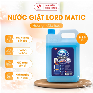 Nước Giặt Chuyên Dùng Cho Máy Giặt Cửa Trước Lord Matic 9.36 Kg