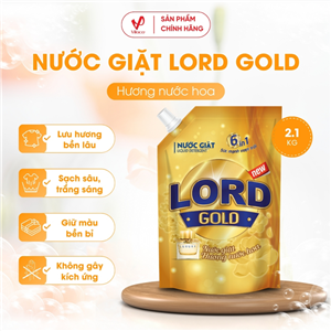 Nước Giặt Lord Gold Hương Nước Hoa Túi 2.1kg