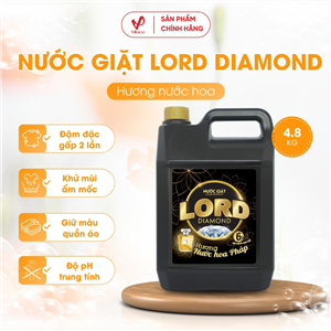 Nước Giặt Lord Diamond Hương Nước Hoa Pháp 4.8kg