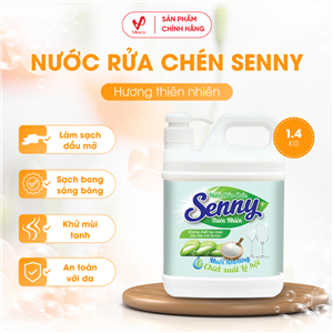 Nước Rửa Chén Senny Thiên Nhiên Tinh Chất Lô Hội 1.4kg