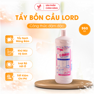 Tẩy Bồn Cầu Lord Công Thức Đậm Đặc 960ml