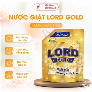 Nước Giặt Lord Gold Hương Nước Hoa Túi 3.1kg
